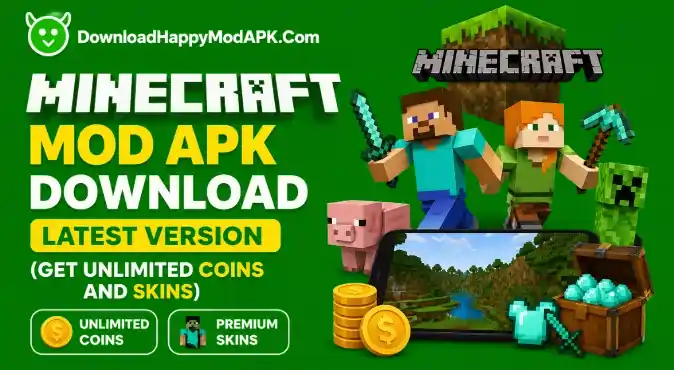 Minecraft Mod APK Download Latest Version (Get Unlimited Coins And Skins)